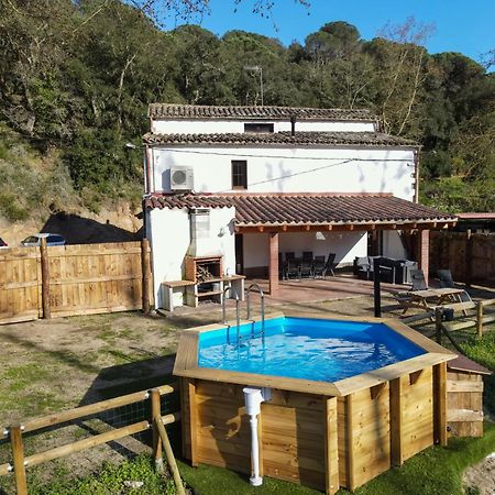 Casa Rural Can Ricos - El Mirador Del Montseny Vallgorguina エクステリア 写真