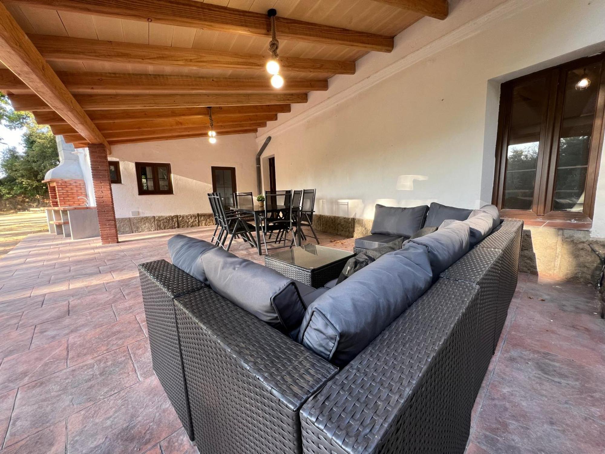 Casa Rural Can Ricos - El Mirador Del Montseny Vallgorguina エクステリア 写真
