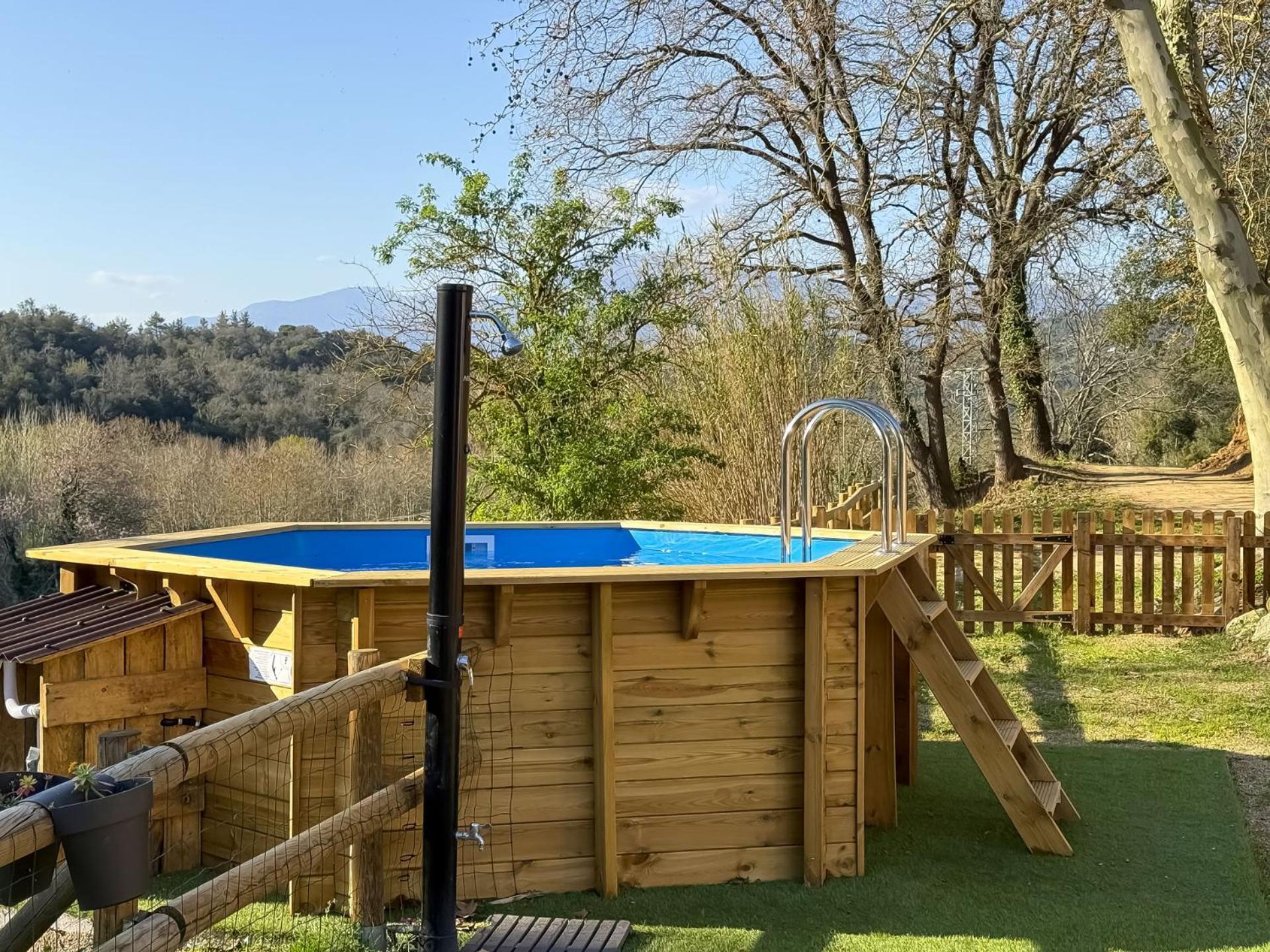 Casa Rural Can Ricos - El Mirador Del Montseny Vallgorguina エクステリア 写真