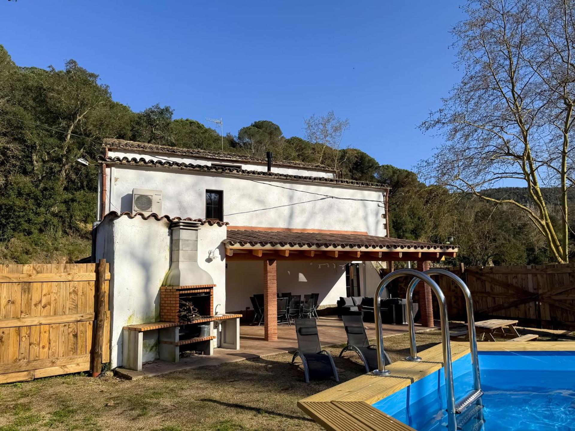 Casa Rural Can Ricos - El Mirador Del Montseny Vallgorguina エクステリア 写真