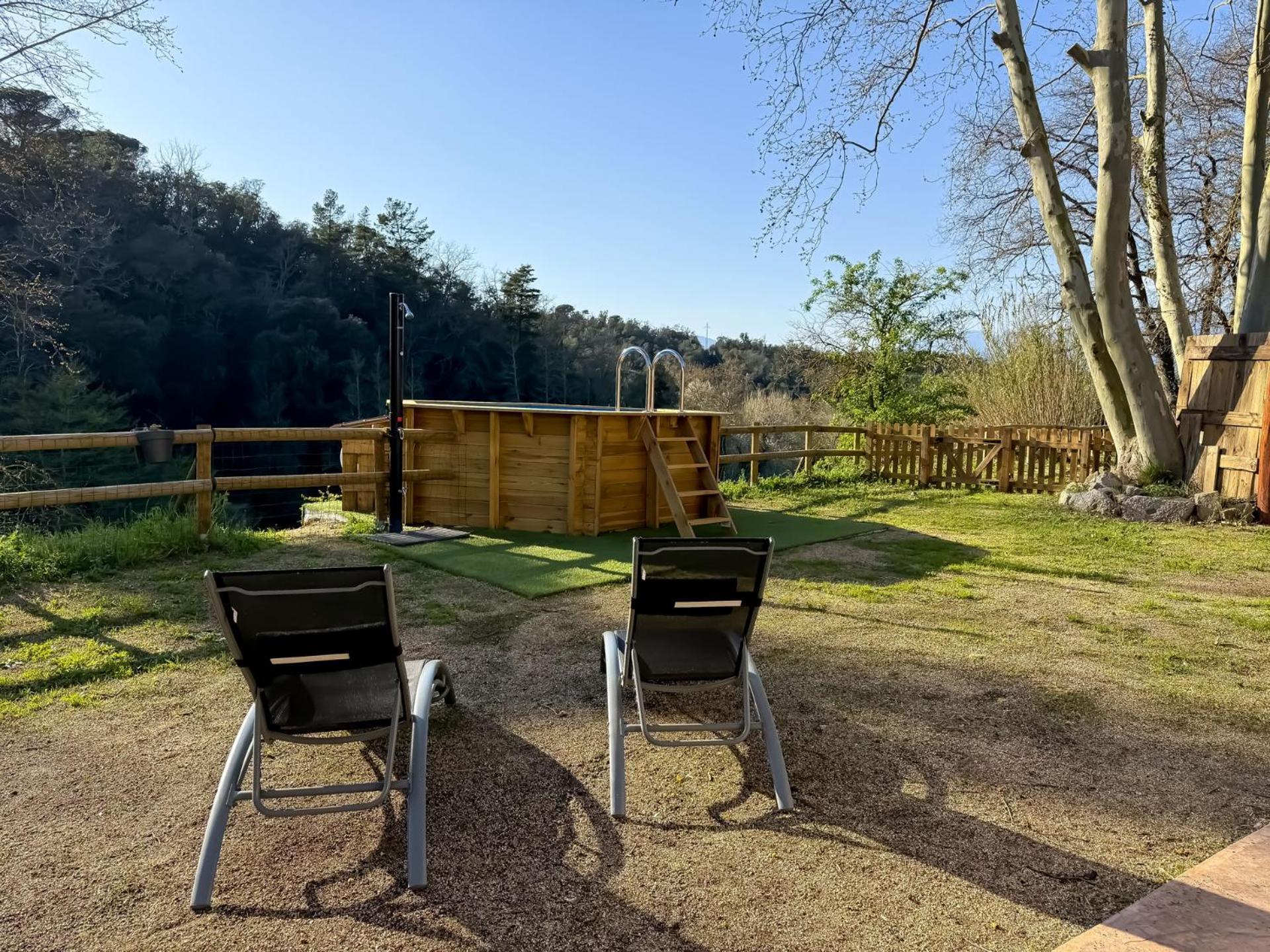 Casa Rural Can Ricos - El Mirador Del Montseny Vallgorguina エクステリア 写真