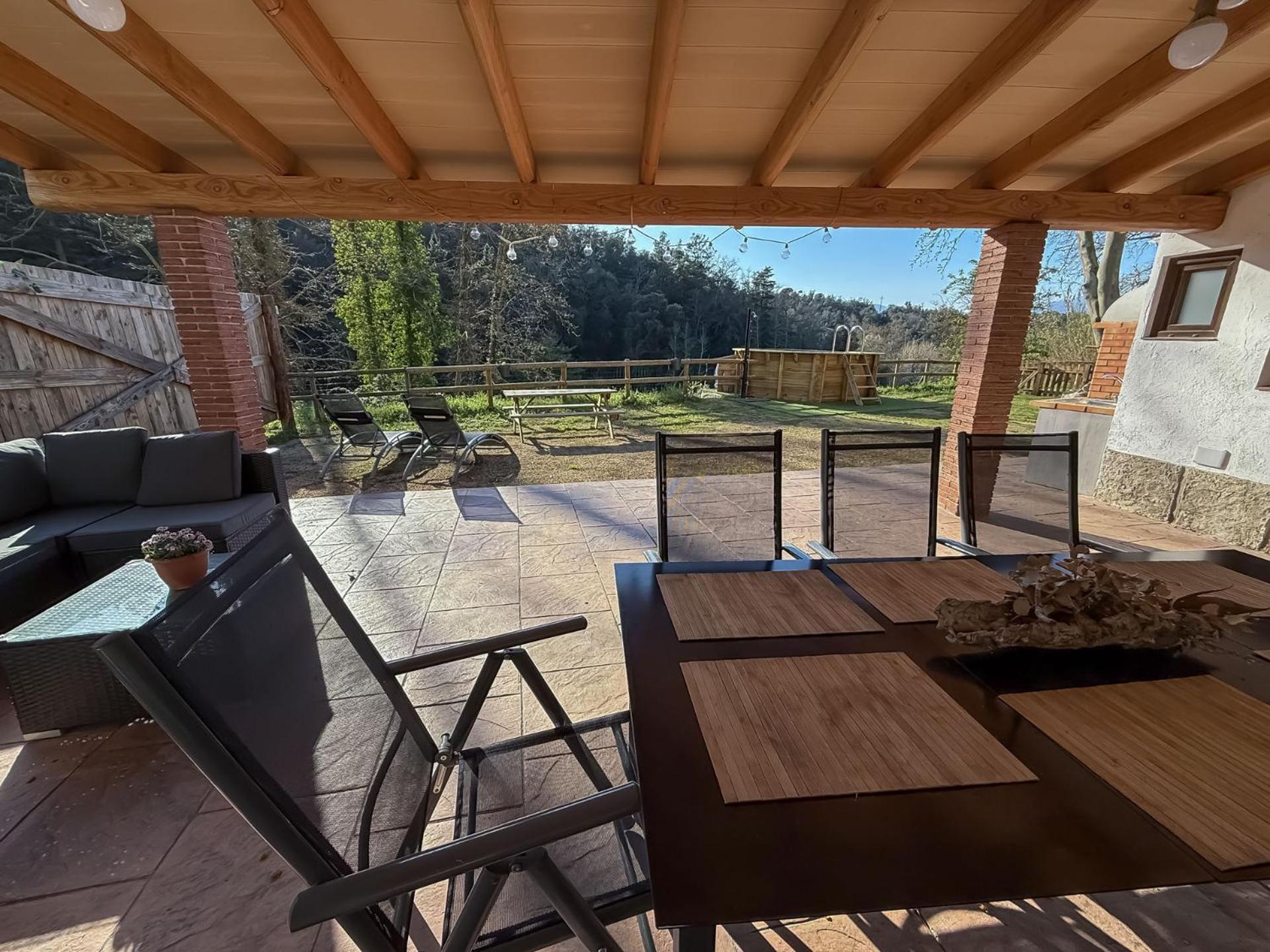 Casa Rural Can Ricos - El Mirador Del Montseny Vallgorguina エクステリア 写真