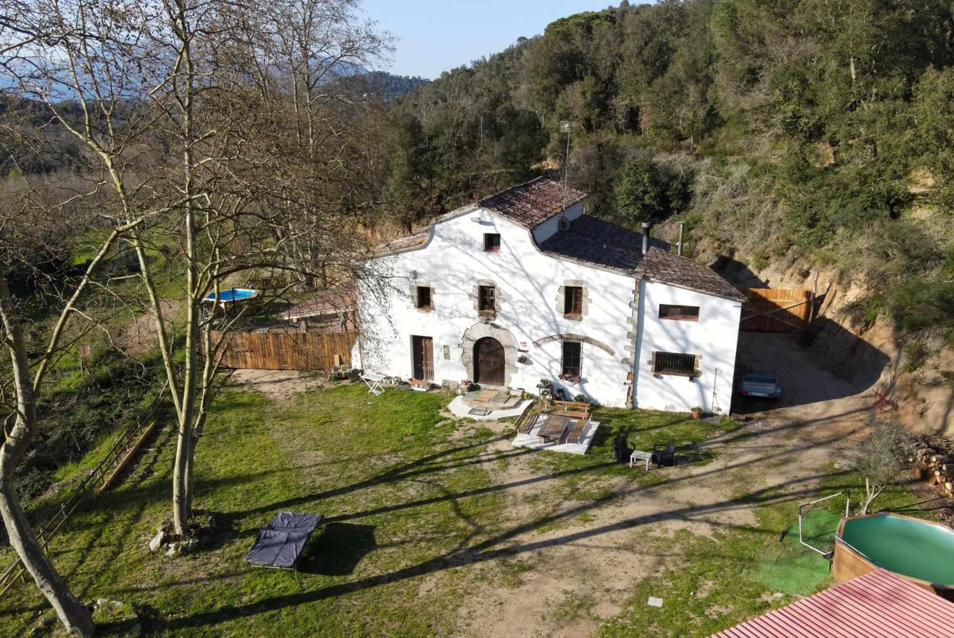 Casa Rural Can Ricos - El Mirador Del Montseny Vallgorguina エクステリア 写真